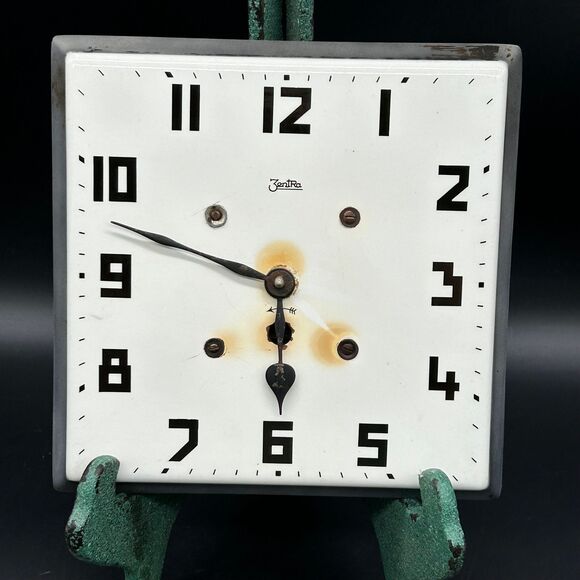 Zentra Vintage Porcelain Wall Clock (E) - Picture 2 of 8